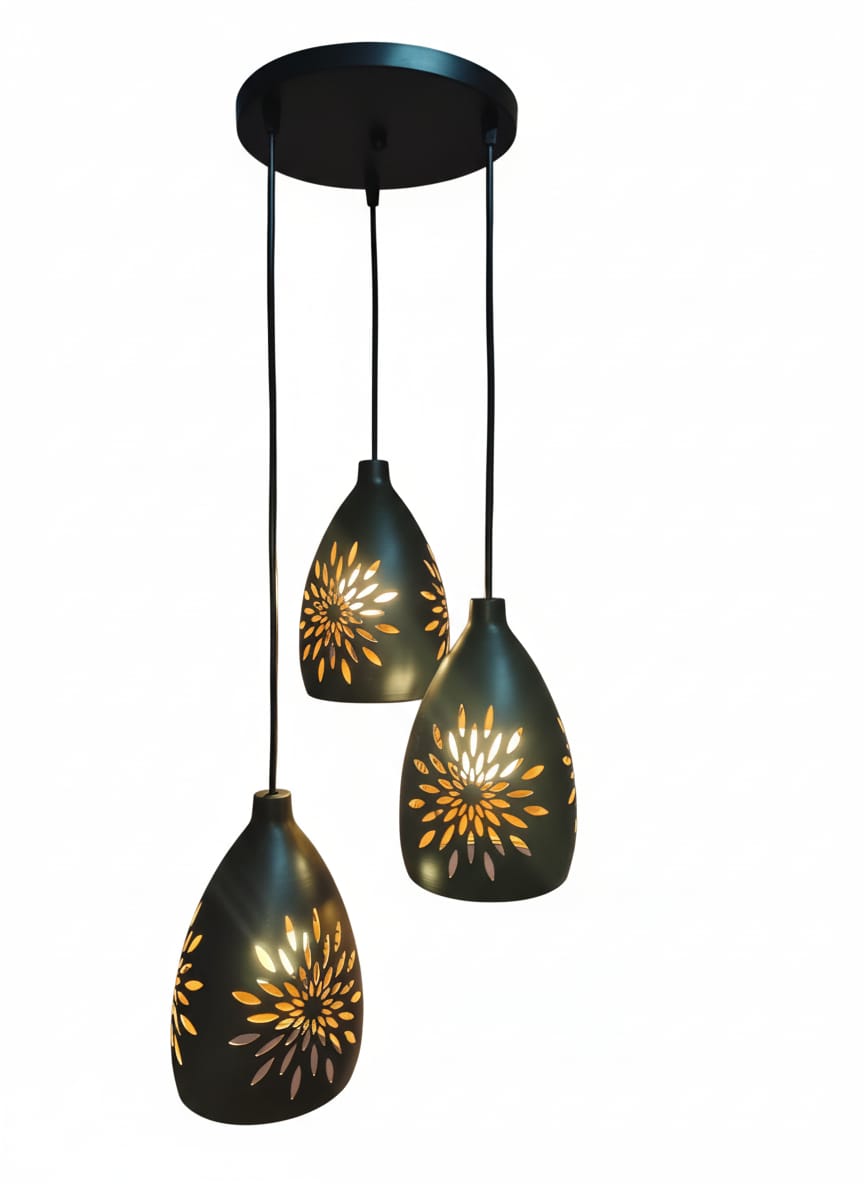D&D Cluster Pendant Beta Hanging Wall Lamp 3 pieces - Classic Series