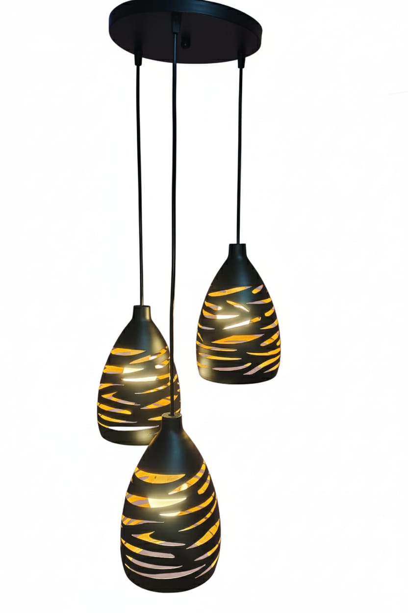 D&D Cluster Pendant Alpha Hanging Wall Lamp 3 Pices - Classic Series