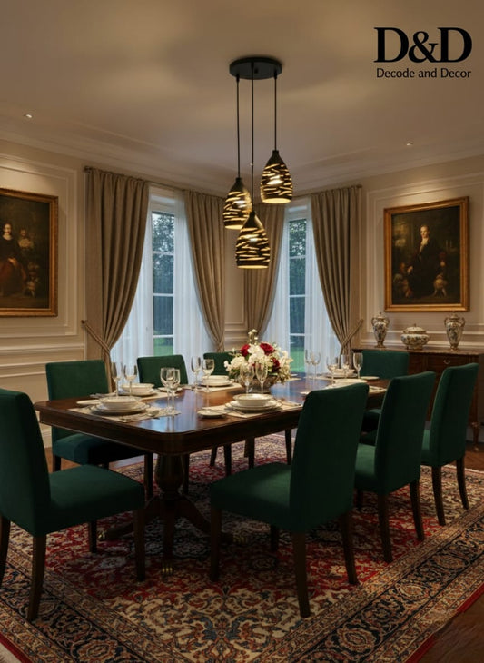 D&D Cluster Pendant Alpha Hanging Wall Lamp 3 Pices - Classic Series